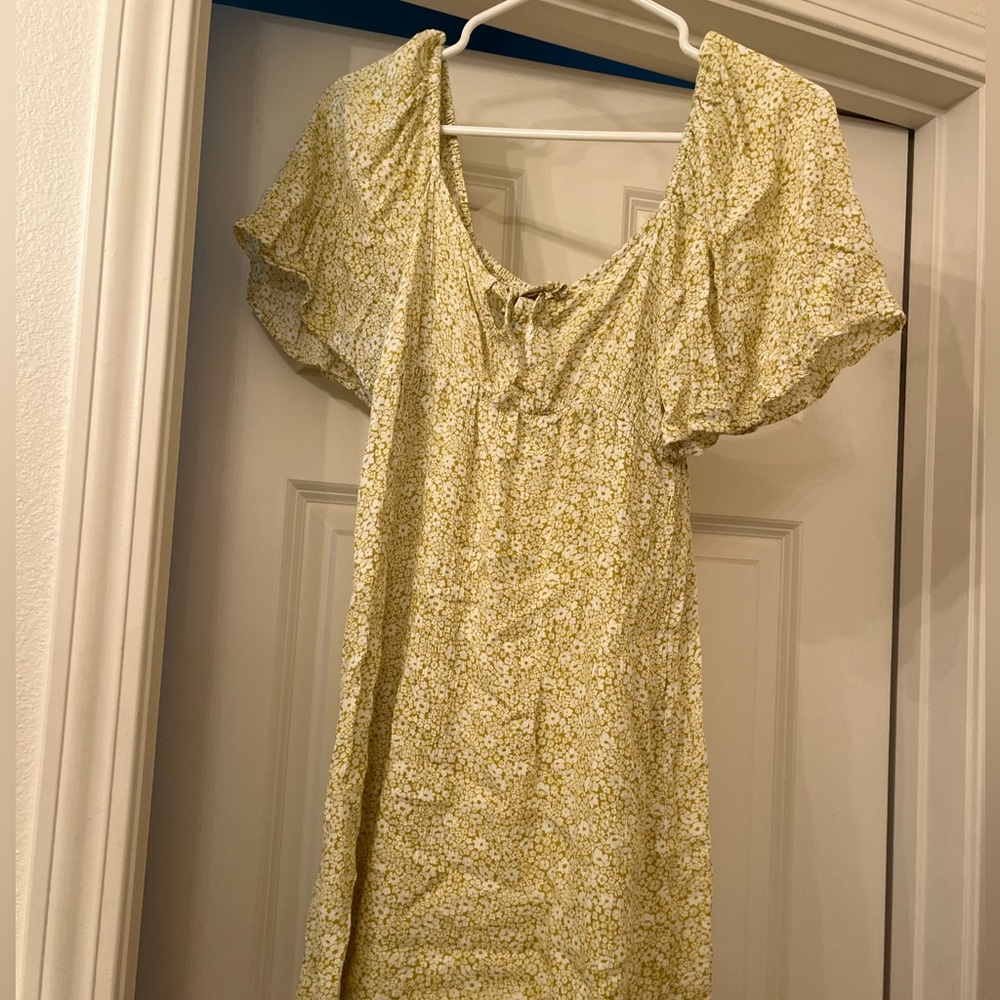 Billabong Yellow Floral Dress (S)